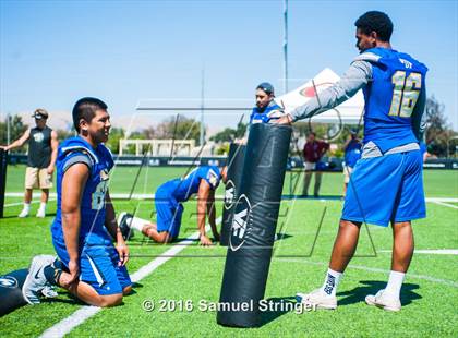 Thumbnail 3 in USA Football/MaxPreps Media Day @ SF 49ers facility photogallery.