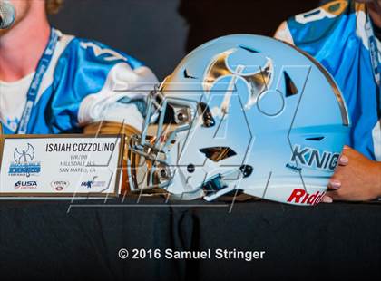 Thumbnail 2 in USA Football/MaxPreps Media Day @ SF 49ers facility photogallery.