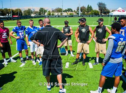 Thumbnail 1 in USA Football/MaxPreps Media Day @ SF 49ers facility photogallery.