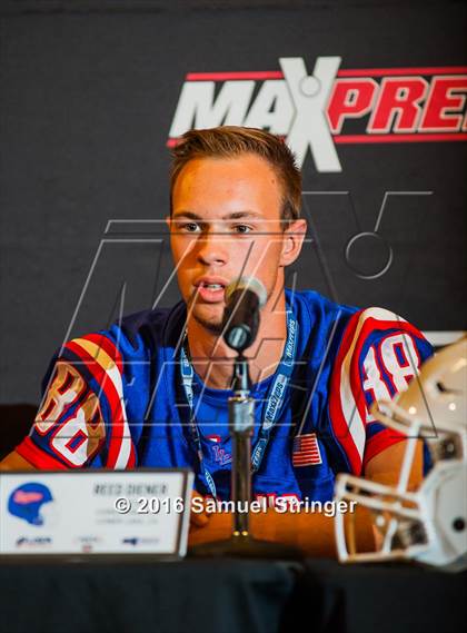 Thumbnail 2 in USA Football/MaxPreps Media Day @ SF 49ers facility photogallery.