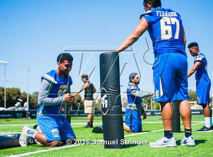 Thumbnail 3 in USA Football/MaxPreps Media Day @ SF 49ers facility photogallery.