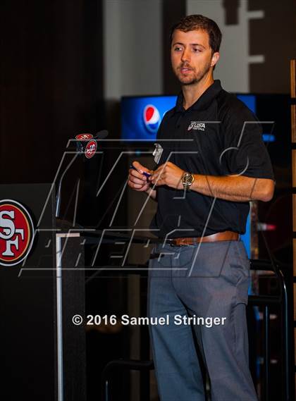 Thumbnail 2 in USA Football/MaxPreps Media Day @ SF 49ers facility photogallery.