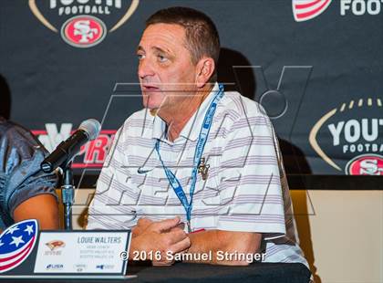 Thumbnail 3 in USA Football/MaxPreps Media Day @ SF 49ers facility photogallery.