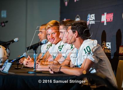 Thumbnail 3 in USA Football/MaxPreps Media Day @ SF 49ers facility photogallery.