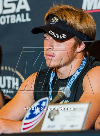 Thumbnail 3 in USA Football/MaxPreps Media Day @ SF 49ers facility photogallery.