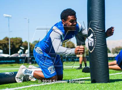 Thumbnail 3 in USA Football/MaxPreps Media Day @ SF 49ers facility photogallery.