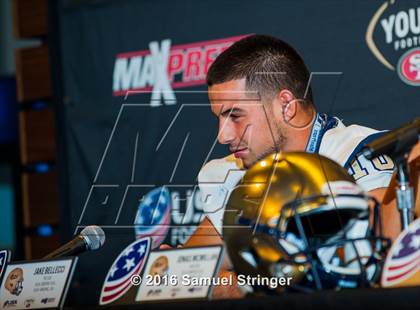 Thumbnail 3 in USA Football/MaxPreps Media Day @ SF 49ers facility photogallery.
