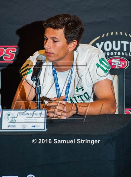Thumbnail 2 in USA Football/MaxPreps Media Day @ SF 49ers facility photogallery.