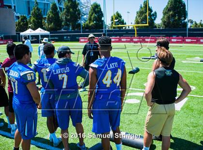 Thumbnail 3 in USA Football/MaxPreps Media Day @ SF 49ers facility photogallery.