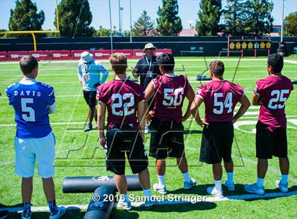 Thumbnail 2 in USA Football/MaxPreps Media Day @ SF 49ers facility photogallery.