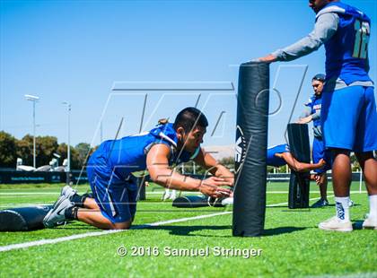 Thumbnail 2 in USA Football/MaxPreps Media Day @ SF 49ers facility photogallery.