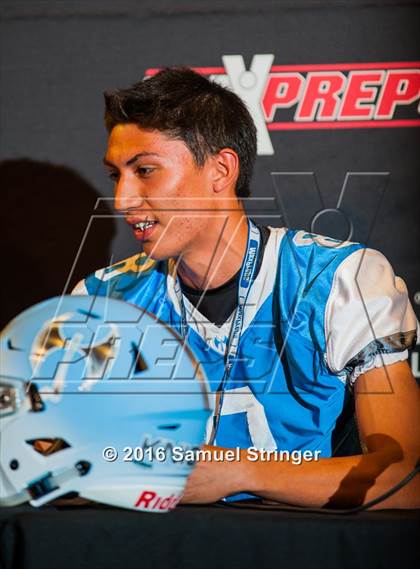 Thumbnail 3 in USA Football/MaxPreps Media Day @ SF 49ers facility photogallery.