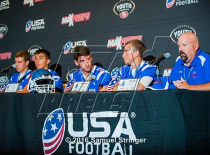 Thumbnail 3 in USA Football/MaxPreps Media Day @ SF 49ers facility photogallery.