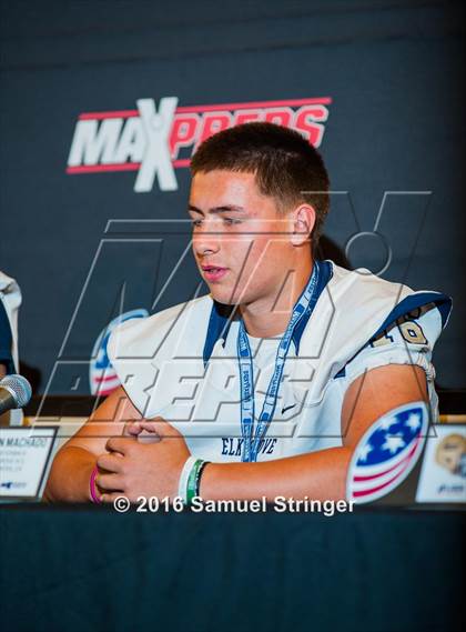 Thumbnail 1 in USA Football/MaxPreps Media Day @ SF 49ers facility photogallery.