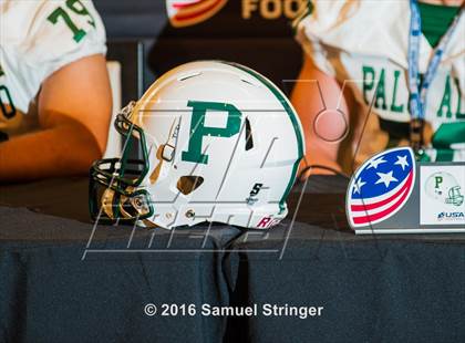 Thumbnail 1 in USA Football/MaxPreps Media Day @ SF 49ers facility photogallery.
