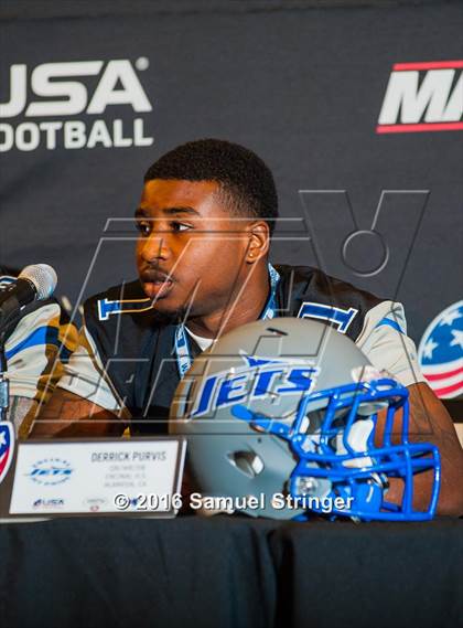 Thumbnail 3 in USA Football/MaxPreps Media Day @ SF 49ers facility photogallery.