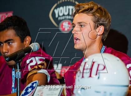 Thumbnail 2 in USA Football/MaxPreps Media Day @ SF 49ers facility photogallery.