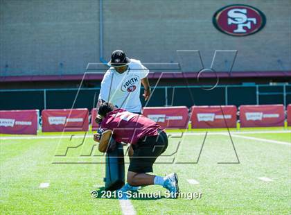 Thumbnail 2 in USA Football/MaxPreps Media Day @ SF 49ers facility photogallery.