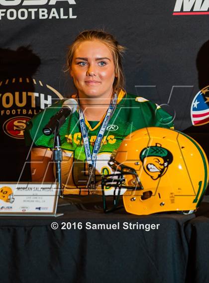 Thumbnail 2 in USA Football/MaxPreps Media Day @ SF 49ers facility photogallery.