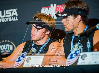 Thumbnail 2 in USA Football/MaxPreps Media Day @ SF 49ers facility photogallery.