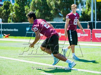 Thumbnail 1 in USA Football/MaxPreps Media Day @ SF 49ers facility photogallery.