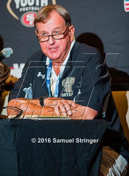 Thumbnail 3 in USA Football/MaxPreps Media Day @ SF 49ers facility photogallery.
