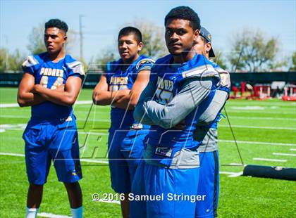Thumbnail 1 in USA Football/MaxPreps Media Day @ SF 49ers facility photogallery.