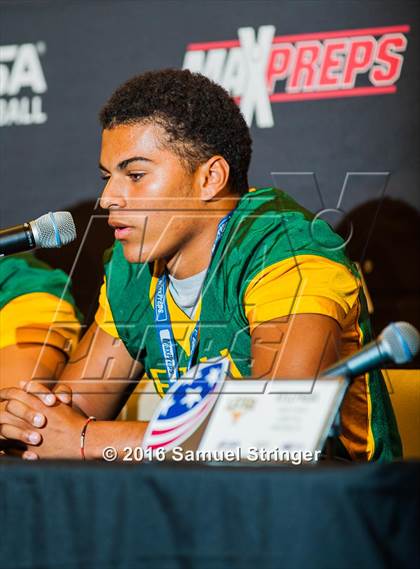 Thumbnail 3 in USA Football/MaxPreps Media Day @ SF 49ers facility photogallery.