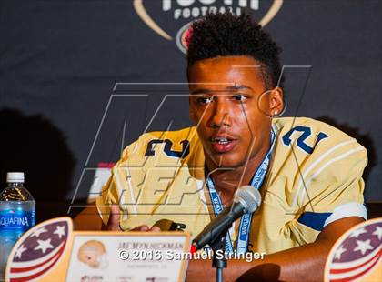 Thumbnail 3 in USA Football/MaxPreps Media Day @ SF 49ers facility photogallery.