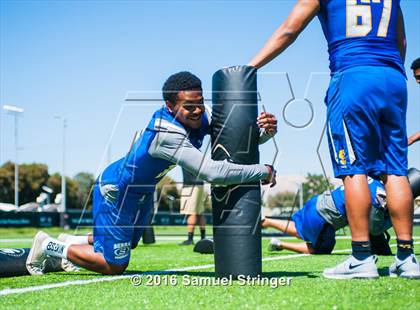 Thumbnail 2 in USA Football/MaxPreps Media Day @ SF 49ers facility photogallery.