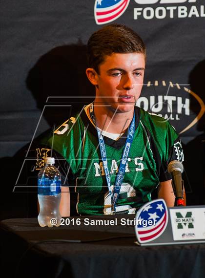 Thumbnail 2 in USA Football/MaxPreps Media Day @ SF 49ers facility photogallery.