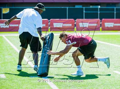 Thumbnail 1 in USA Football/MaxPreps Media Day @ SF 49ers facility photogallery.
