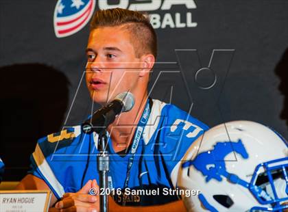 Thumbnail 1 in USA Football/MaxPreps Media Day @ SF 49ers facility photogallery.