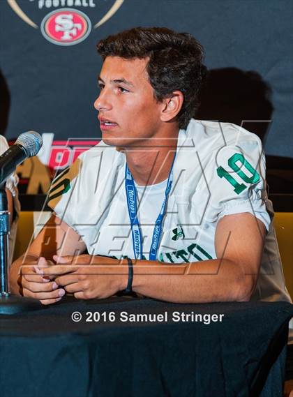 Thumbnail 2 in USA Football/MaxPreps Media Day @ SF 49ers facility photogallery.