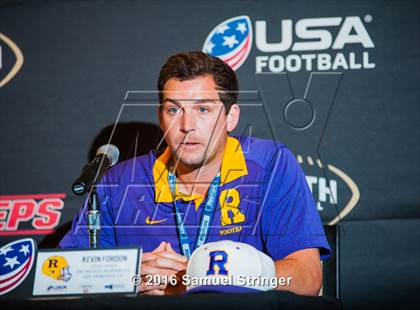 Thumbnail 2 in USA Football/MaxPreps Media Day @ SF 49ers facility photogallery.