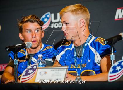 Thumbnail 1 in USA Football/MaxPreps Media Day @ SF 49ers facility photogallery.