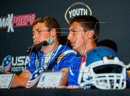 Thumbnail 2 in USA Football/MaxPreps Media Day @ SF 49ers facility photogallery.