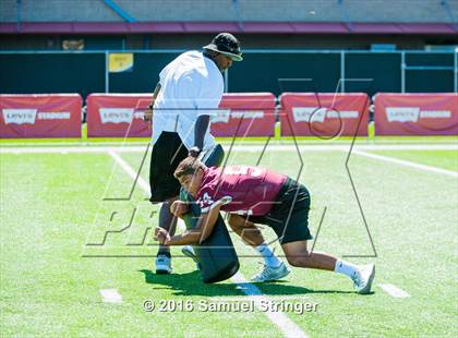 Thumbnail 3 in USA Football/MaxPreps Media Day @ SF 49ers facility photogallery.
