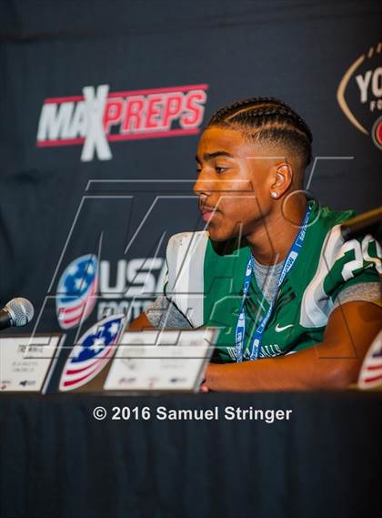 Thumbnail 3 in USA Football/MaxPreps Media Day @ SF 49ers facility photogallery.
