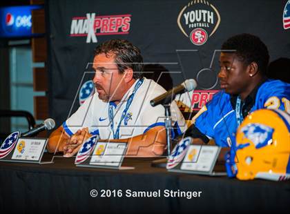 Thumbnail 1 in USA Football/MaxPreps Media Day @ SF 49ers facility photogallery.