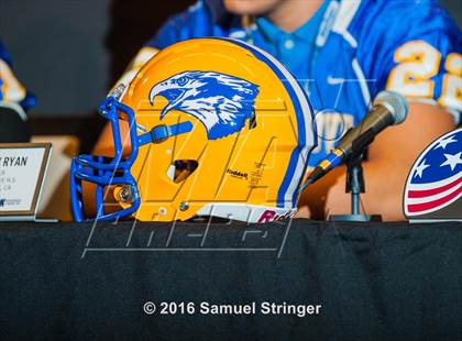 Thumbnail 1 in USA Football/MaxPreps Media Day @ SF 49ers facility photogallery.