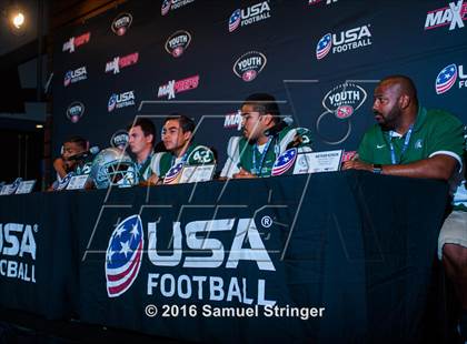 Thumbnail 3 in USA Football/MaxPreps Media Day @ SF 49ers facility photogallery.