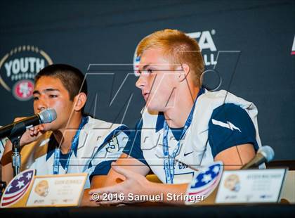 Thumbnail 2 in USA Football/MaxPreps Media Day @ SF 49ers facility photogallery.