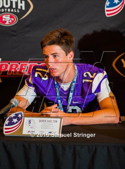 Thumbnail 2 in USA Football/MaxPreps Media Day @ SF 49ers facility photogallery.