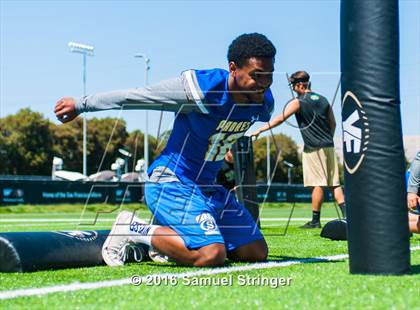 Thumbnail 2 in USA Football/MaxPreps Media Day @ SF 49ers facility photogallery.