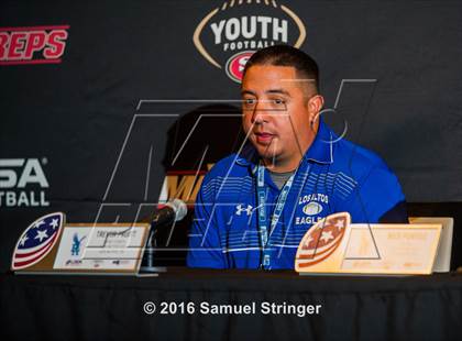 Thumbnail 2 in USA Football/MaxPreps Media Day @ SF 49ers facility photogallery.