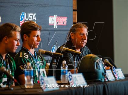 Thumbnail 1 in USA Football/MaxPreps Media Day @ SF 49ers facility photogallery.