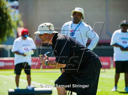 Thumbnail 1 in USA Football/MaxPreps Media Day @ SF 49ers facility photogallery.