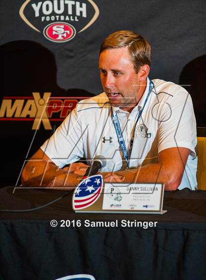 Thumbnail 2 in USA Football/MaxPreps Media Day @ SF 49ers facility photogallery.