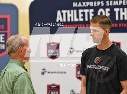 Thumbnail 1 in Marines H.S. Male Athlete of the Month - Kris Evans  photogallery.